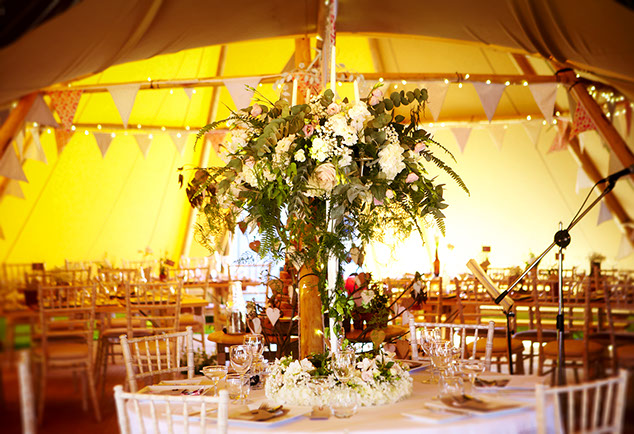 Teepee Wedding Venue Derbyshire